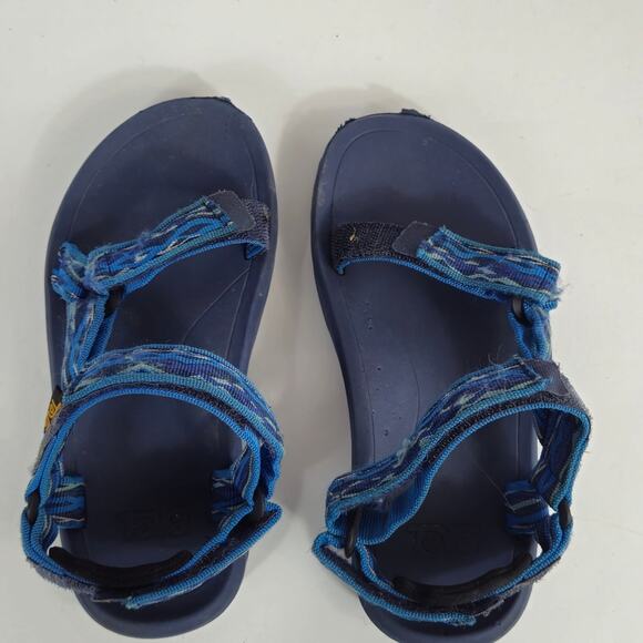 Kids Teva Sandals Blue Size 1 - Picture 3 of 7